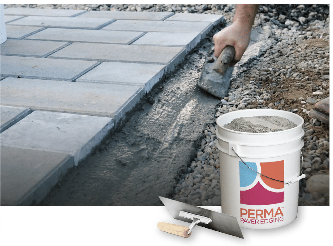 perma edge. long lasting eding for hardscape pavers