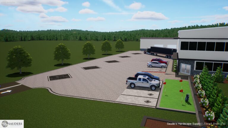 sauders lower parking lot design