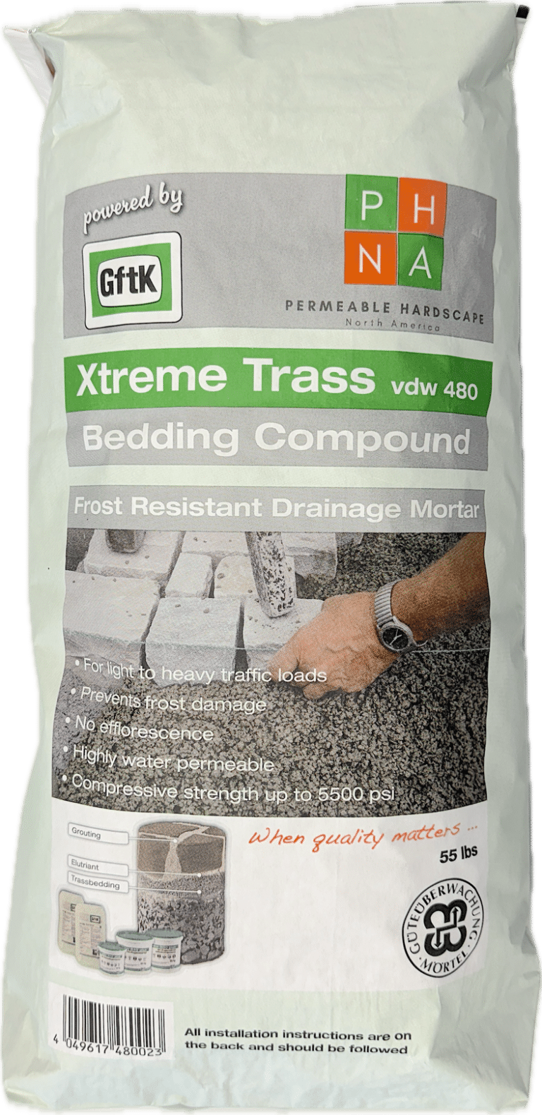 xtreme trass bedding vdw480 1